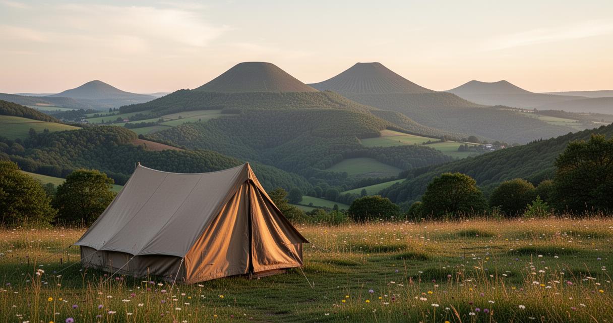 Découvrez le camping idéal au cœur de l&rsquo;Auvergne avec une vue imprenable